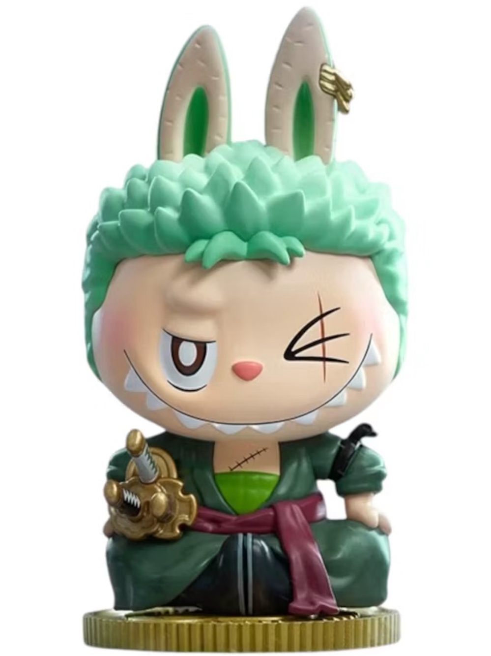 Pop Mart One Piece Labubu Monsters Confirmed Roronoa Zora Figure